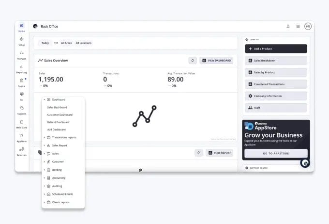 Back Office Home Generic EN