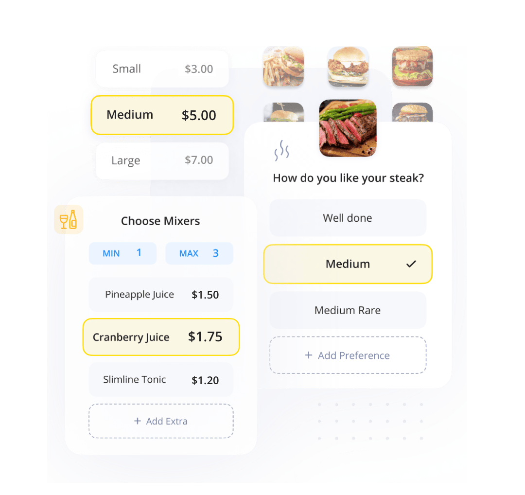 Build the perfect digital menu USD