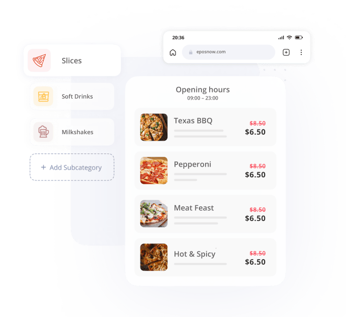 Pizza Shop Order Pay Products