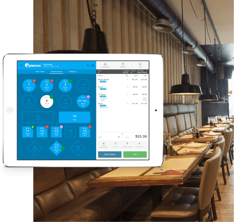 Bar tableplan